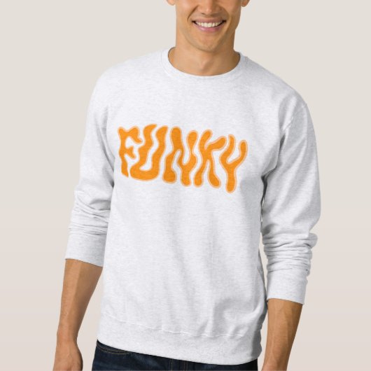 Funky Mannen basissweatshirt Trui (Voorkant)