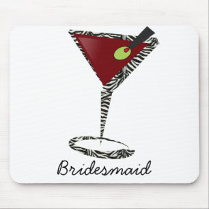 Funky martini Fun Bridesmaid Favors Muismat