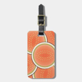 Funky meloenen bagagelabel (Voorkant verticaal)