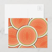Funky meloenen briefkaart (Voorkant / Achterkant)