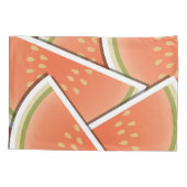 Funky melonwiggen kussensloop (Achterkant-Links)