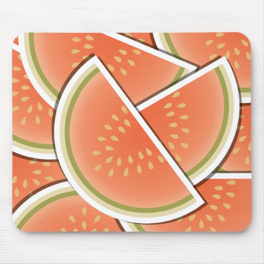 Funky melonwiggen muismat (Voorkant)