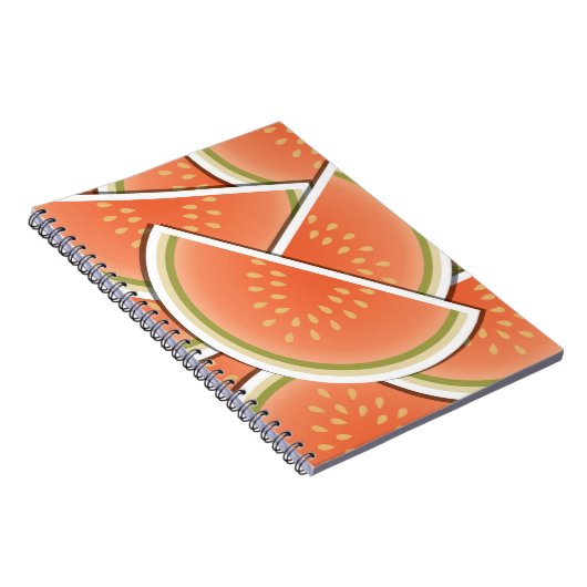 Funky melonwiggen notitieboek (Rechterzijde)