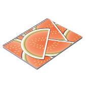 Funky melonwiggen notitieboek (Linkerzijde)