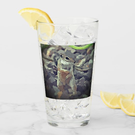 Funky Mikey Glass Tumbler (Voorkant ijs)