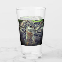 Funky Mikey Glass Tumbler
