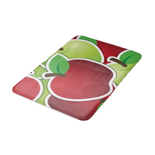 Funky Mixed-apples Badmat (Gekanteld)