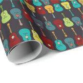 Funky Mod Guitars Gift Wrap Cadeaupapier (Rol Hoek)