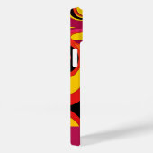 Funky Mod Swirl Design met Curves - Script naam Case-Mate iPhone Case (Achterkant / Rechts)