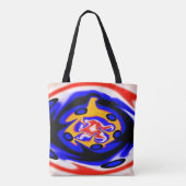 Funky mode tote bag (Achterkant)