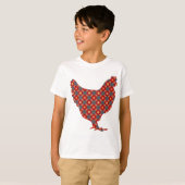 Funky moderne kip t-shirt (Voorkant volledig)