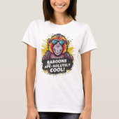 Funky Monkey: Bavianen zijn gaaf T-shirt (Voorkant)