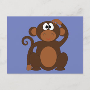 Funky Monkey Briefkaart