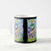 Funky Monkey en Banana Bird Koffiemok (Voorkant links)