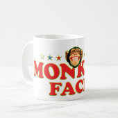 Funky Monkey Face Koffiemok (Voorkant links)
