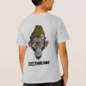Funky Monkey Graphic T-Shirt voor mannen en vrouwe (Achterkant)