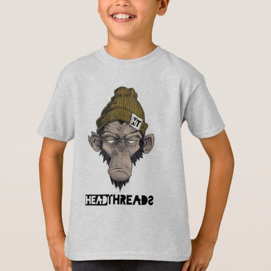 Funky Monkey Graphic T-Shirt voor mannen en vrouwe (Voorkant)