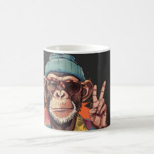 Funky Monkey Magische Mok