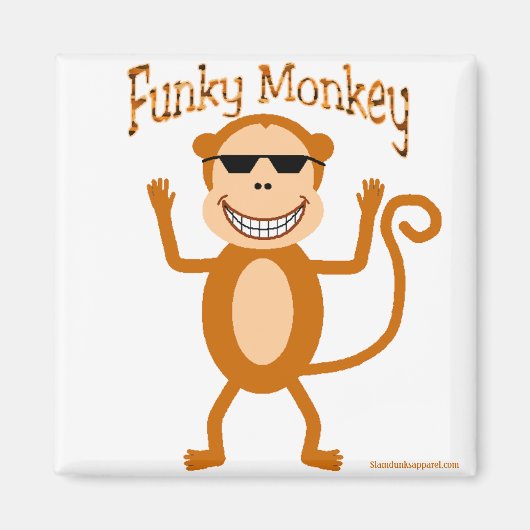 Funky Monkey magneet (Voorkant)