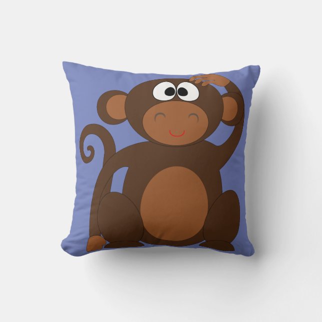 Funky Monkey Pillow Kussen (Voorkant)