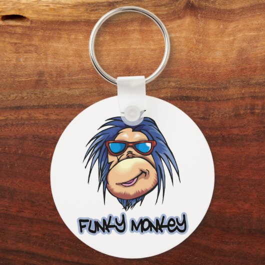 Funky Monkey Sleutelhanger (Voorkant)