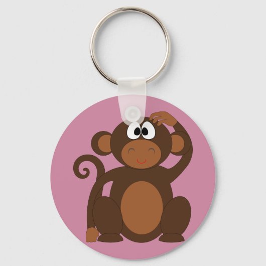 Funky Monkey Sleutelhanger (Voorkant)