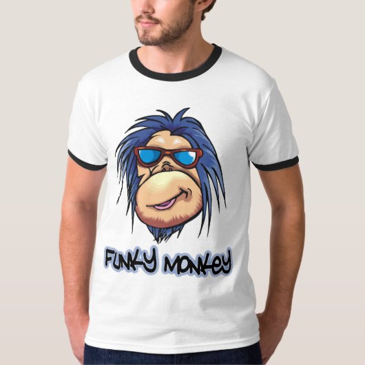 Funky Monkey t-shirt (Voorkant)