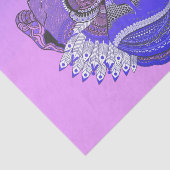 Funky Monkey Tribal Feathers Tissuepapier (Detail)