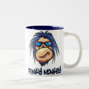 Funky Monkey Tweekleurige Koffiemok