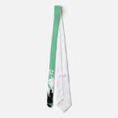 Funky Monogram-Grunge Cool Stropdassen (Achterkant)