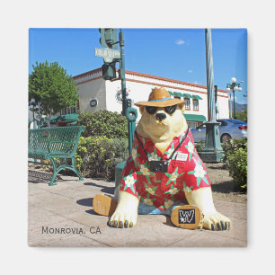 Funky Monrovia Magnet! Magneet
