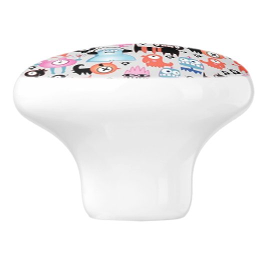 Funky Monsters Keramische Knop (Zijkant)