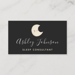 Funky Moon Sleep Consultant Eenvoudige Elegante Na Visitekaartje
