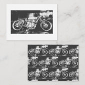 Funky Motorbikes Motorcycle Biker Sketch Informatiekaartje (Voorkant / Achterkant)