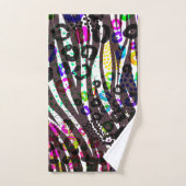 Funky Multi-Animal Print Pattern Heldere kleuren Bad Handdoek (Handdoek)