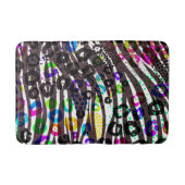 Funky Multi-Animal Print Pattern Heldere kleuren Badmat (Voorkant)