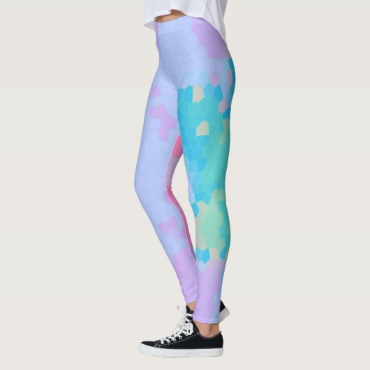 Funky Multi-Color Mosaic Print Leggings (Links)