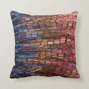 Funky Multi-Color Seed Bead Kijk Mojo Pillow Kussen