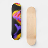 Funky Multicolored Pattern Skateboard (Voorkant)