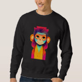 Funky Munky Happy Stylish Monkey Trui (Voorkant)