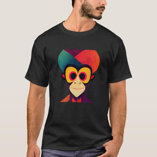Funky Munky Turban Monkey Premium T-shirt (Voorkant)