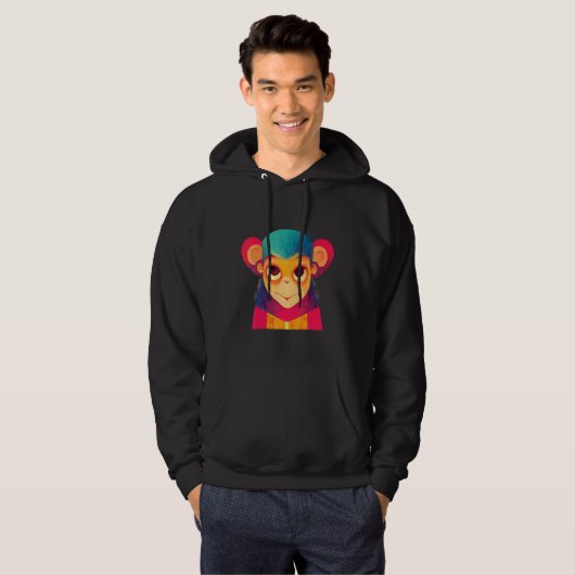 Funky Munky Young Monkey Hoodie (Voorkant volledig)