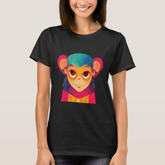 Funky Munky Young Monkey T-shirt (Voorkant)