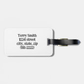 Funky Mushroom Bagagelabel (Achterkant horizontaal)