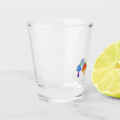 Funky Mushroom Shot glass Glas (Links)