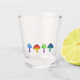 Funky Mushroom Shot glass Glas