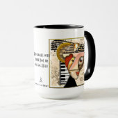 Funky Music (gepersonaliseerde keramische Mok) Mok (Voorkant rechts)