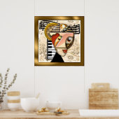 Funky Music Poster (Keuken)