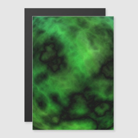Funky Neon Green Emerald Halloween Abstract (Voorkant / Achterkant)