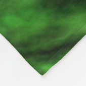 Funky Neon Green Emerald Halloween Abstract Fleece Deken (Hoek)